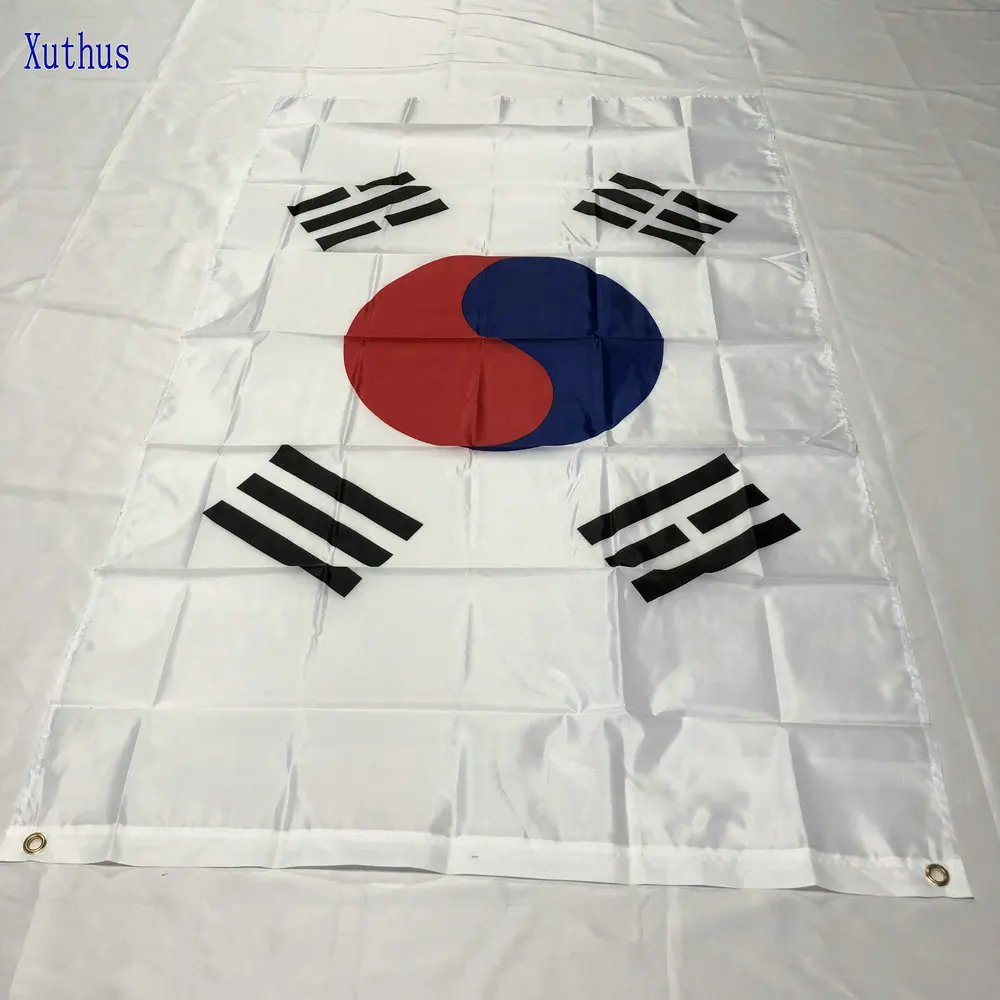Xuthus Бесплатная доставка 90*150 см корейский Флаг Южной Кореи | Дом и сад
