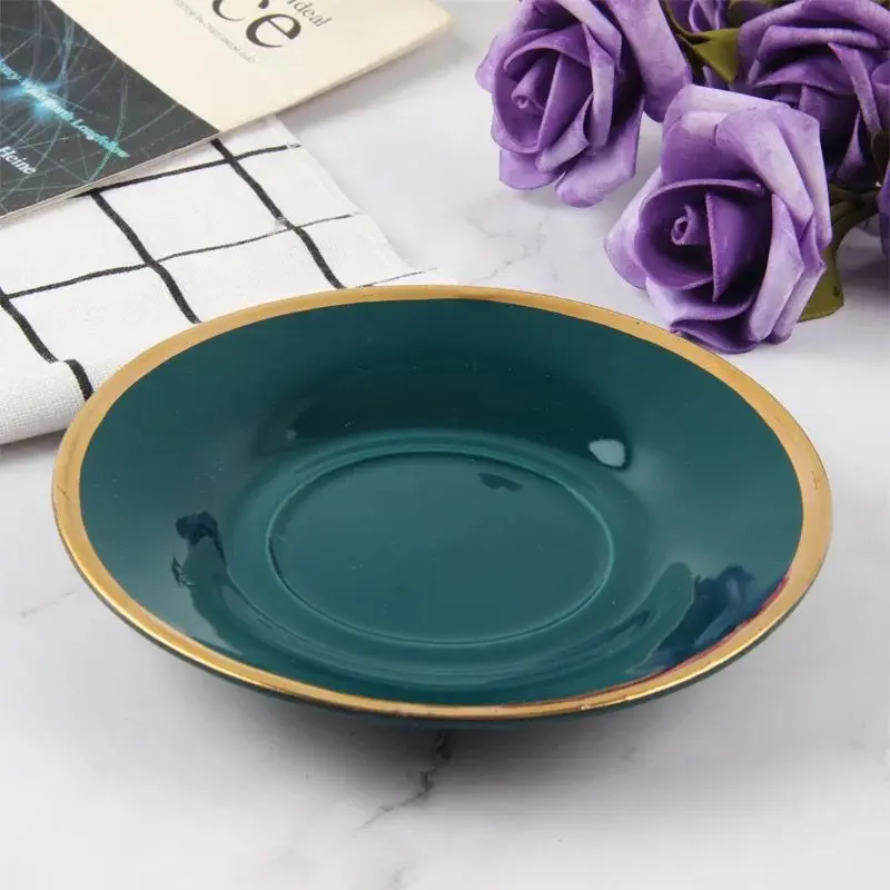 Керамический кофейный набор в европейском стиле из костяного фарфора ложек с