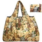 Многоразовая продуктовая сумка большого размера, сумки для покупок, ранцы XL, 50 фунтов, стая машинная стирка, легкая прочная оксфордская сумка