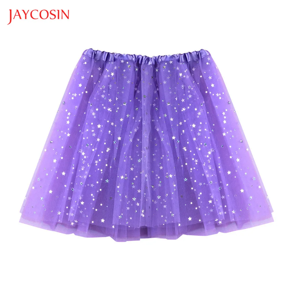 Женская фатиновая юбка Jaycosin винтажная Короткая мини пачка со звездами и