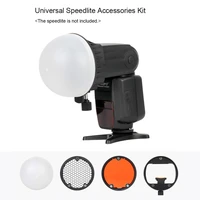 honeycombs grid reflectormagnetic universal mount adapterdiffuser ball4pcs color gel filters for canonnikonsonyyongnuo