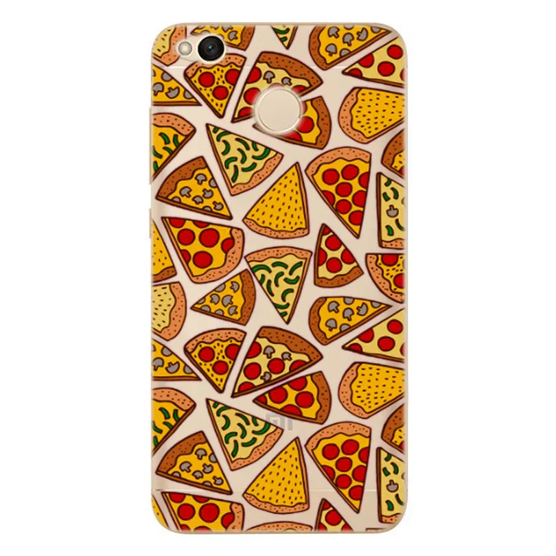 Cute Case For Xiaomi Redmi 4X Note 3 4A Candy Doughnut Drawing TPU Mobile Phone Cases Mi A1 4 Pro Cover X094 | Мобильные телефоны и