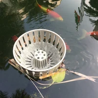 water surface skimmer filter type drain to block feed falling leaves anti koi fish pond filter accessorie s l size