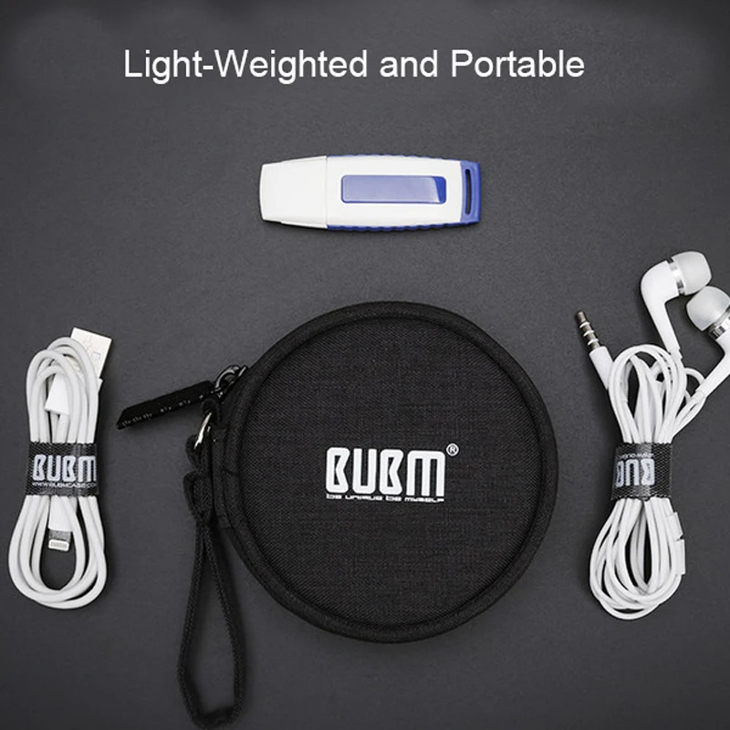 BUBM чехол для переноски наушников держатель сумка хранения USB гаджет органайзер