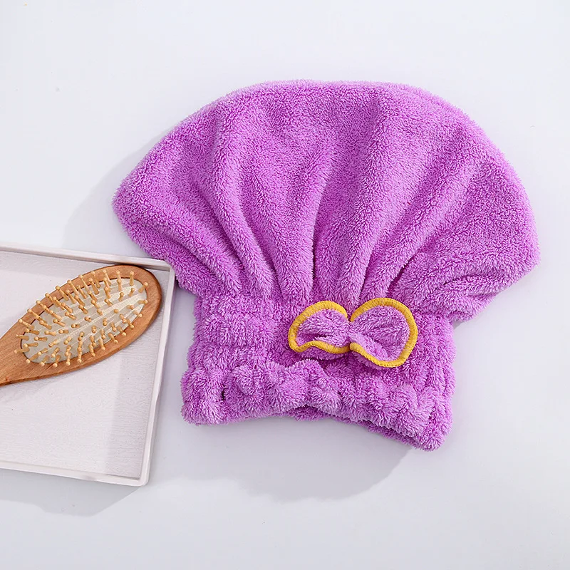 

hair towel turban towel Quickly hair drying towel Women Girls Ladies Absorbent shower cap Bathroom Products