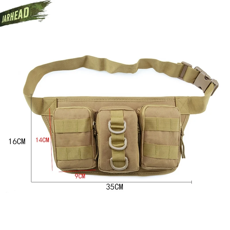 Армейская Военная поясная сумка Jungle Hunter Ranger CP камуфляжная для улицы тактическая