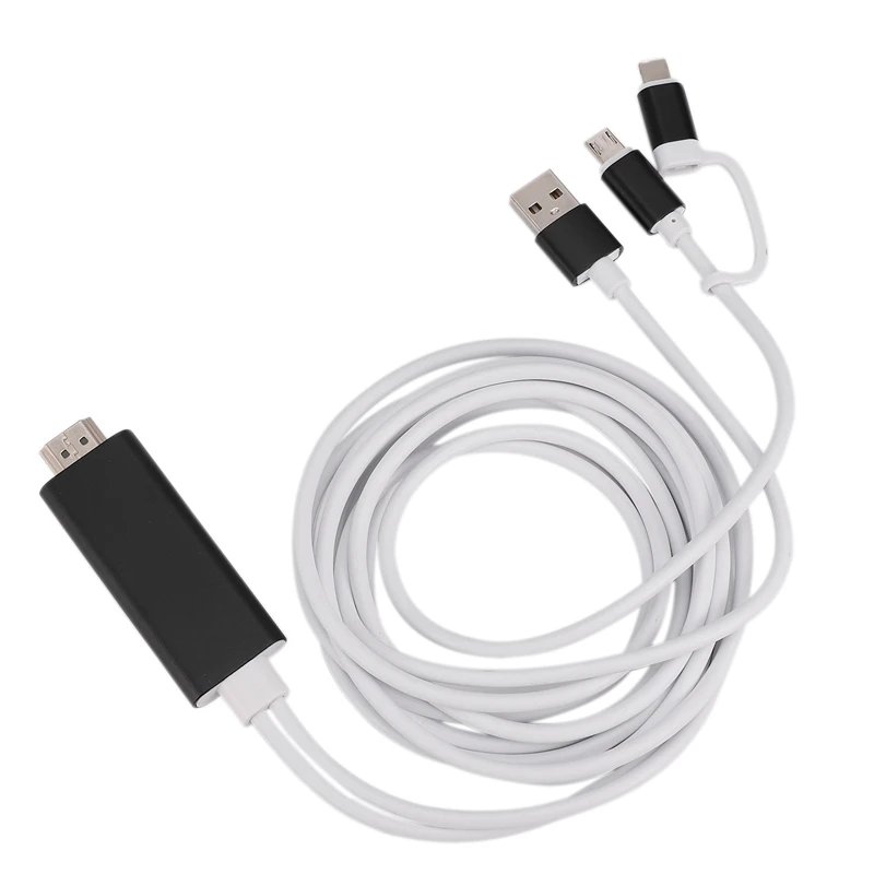 HDMI адаптер для IPhone/Android 1 8 м освещение к экран мобильного телефона