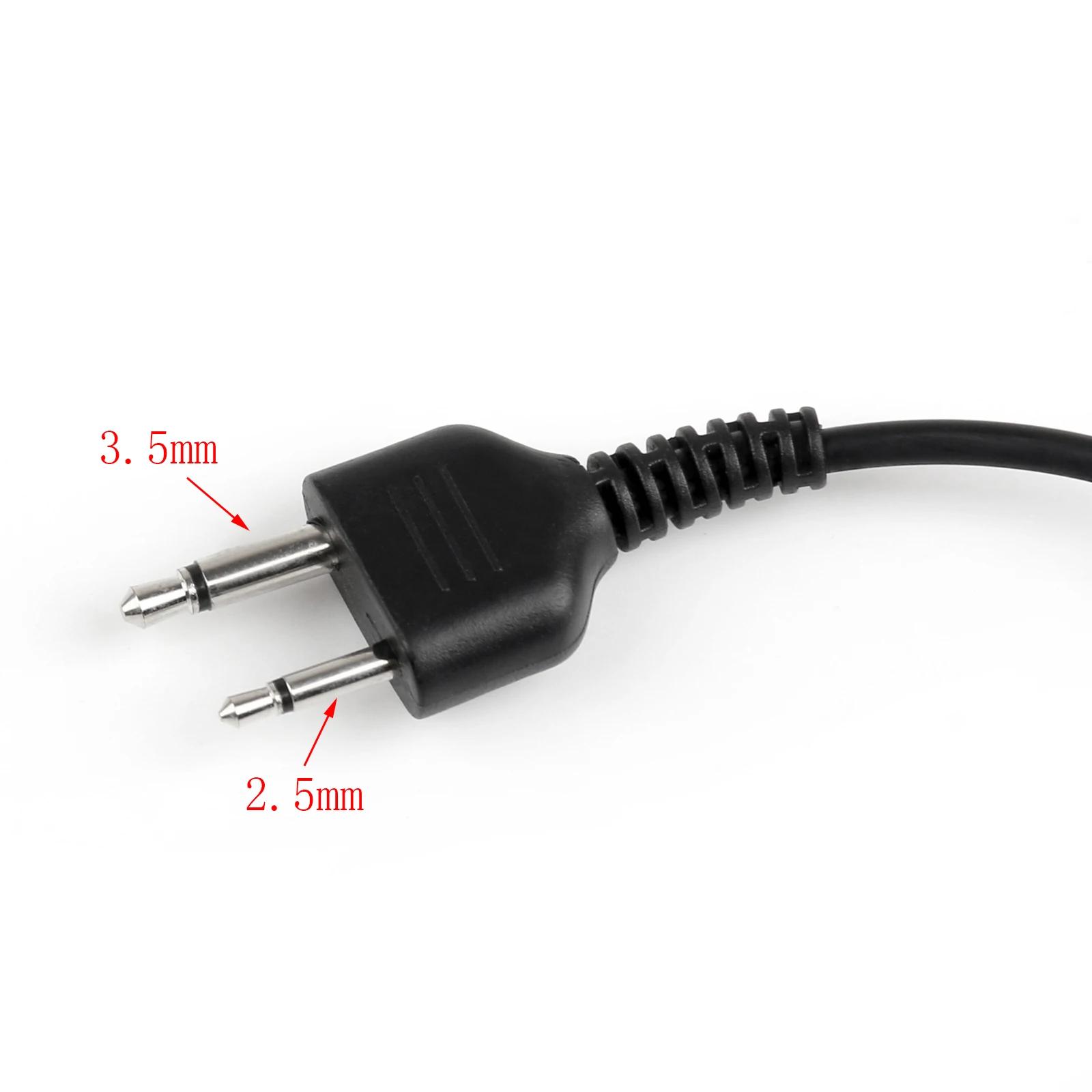 Artudatech 5 шт. 2 штырька фоторазъем кабеля для ICOM IC Cobra CB прямой штекер Wau