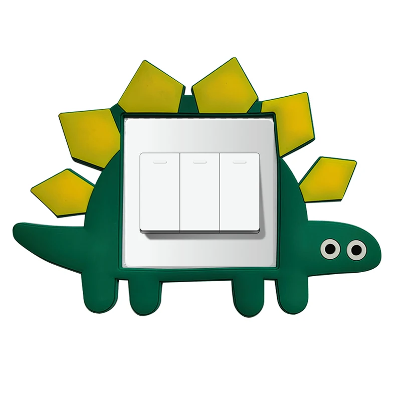 

Cartoon Duck Luminous Switch Sticker Wall DIY Decoration Living room Kid Room Switch Protective Cover