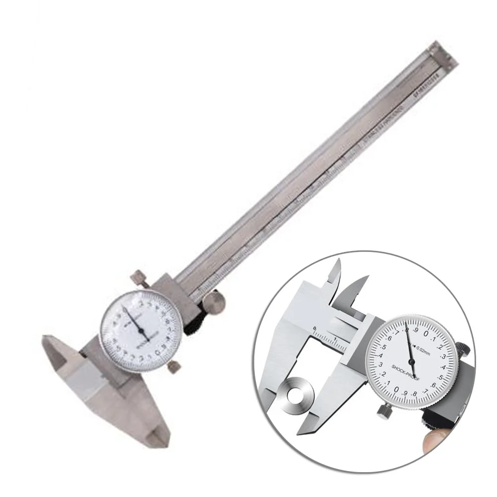 

Stainless Steel Vernier caliper Measurement Shock-proof Metalworking 0-150mm