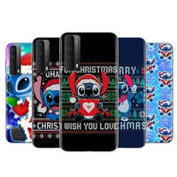 christmas gift stitch for huawei y9s y6s y8s y9a y7a y8p y7p y5p y6p y7 y6 y5 pro prime 2020 2019 transparent phone case