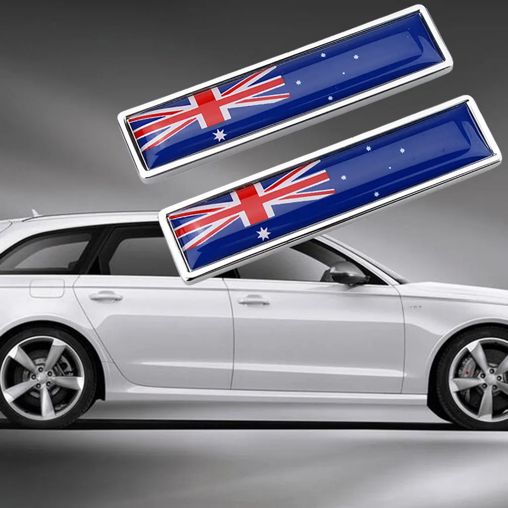 Эмблема национального флага сделай сам Металлическая Автомобильная наклейка