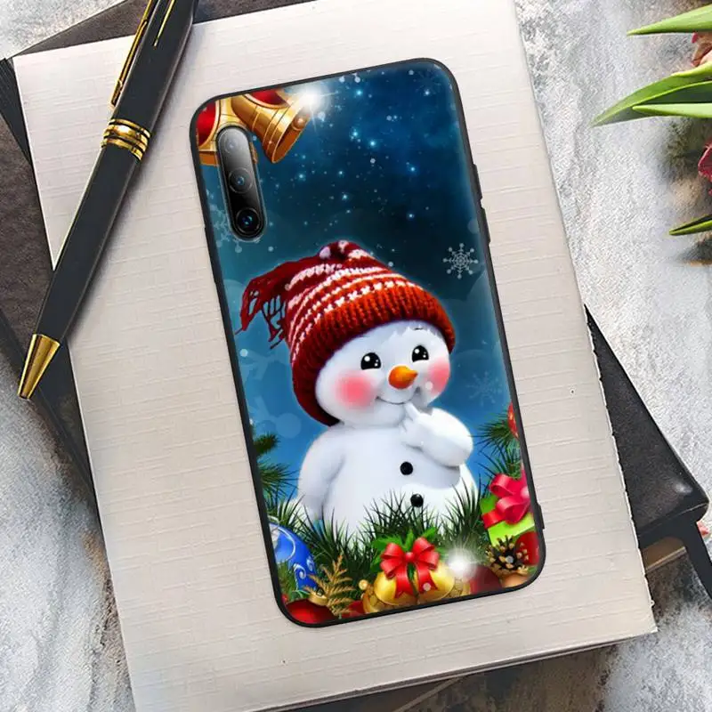 christmas new year black silicone phone cover case for samsung a51 a71 a72 a21 a20 a31 a10 a40 a70 a30 s a20e a52 a50 a11 free global shipping