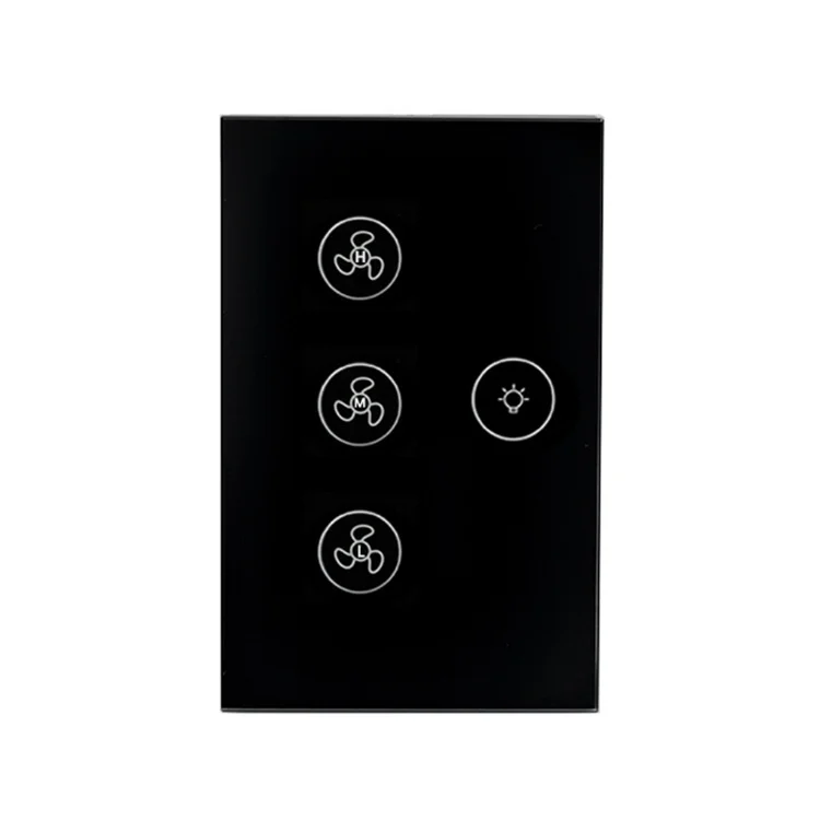 

Tuya Wifi Smart Timing Touch Fan Switches And Light Switch For Google Home Alexa Voice Remote Control Ceiling Fan Switch