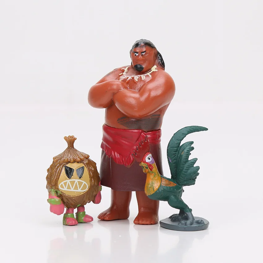 Фигурки героев мультфильма Моана принцесса легенда ваяна Maui шеф Туи Тала хэйбей