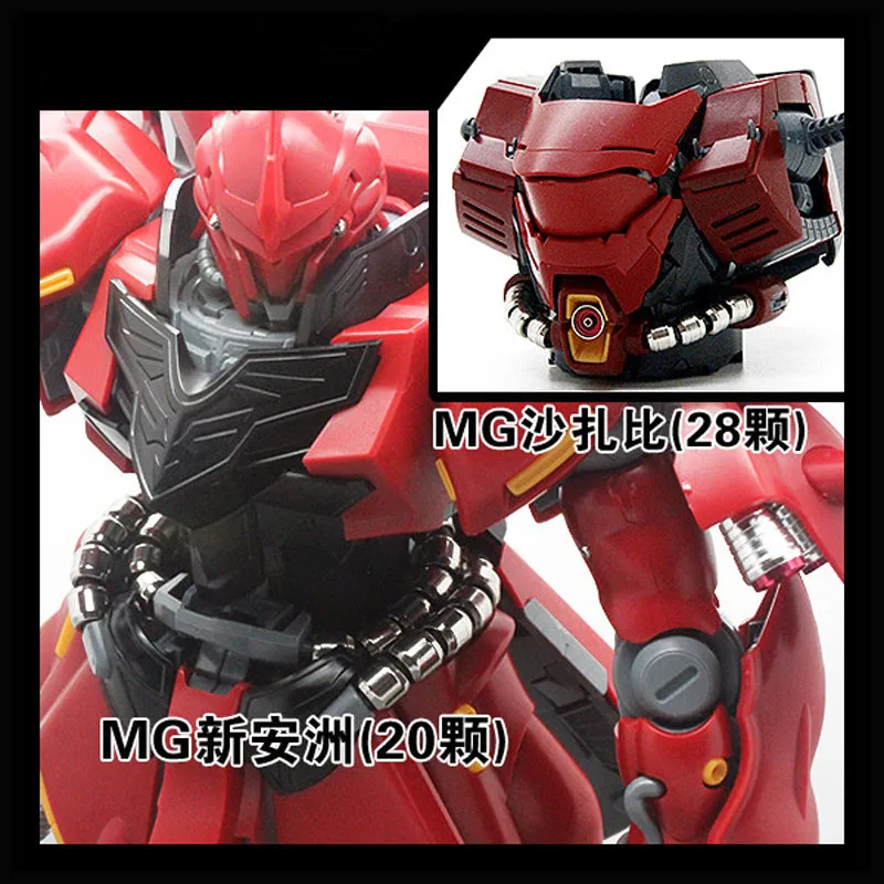 

Gundam Modification Metal Tube Parts Replacement MG Sinanju Sazabi Waist Power Tube Hobby Building Tools