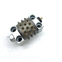 bh02 three rows separated carbide tips bush hammer roller 45 teeth for stone litchi surface grinding and concrete floor 12pcs