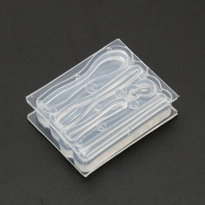 

1 Set Mini Chopsticks Spoons Forks Resin Silicone Mold Epoxy Resin Jewelry Tools