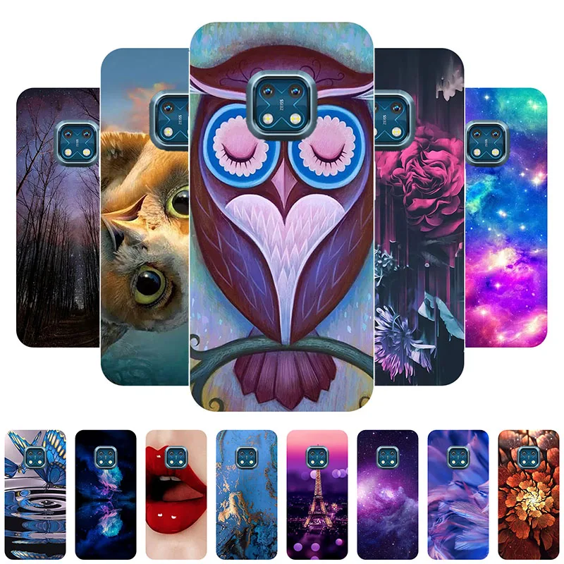 

For Nokia XR20 Case Silicone Protective Soft TPU Phone Cases for Nokia XR20 Cover Funda for NokiaXR20 5G 2021 Cartoon Owl