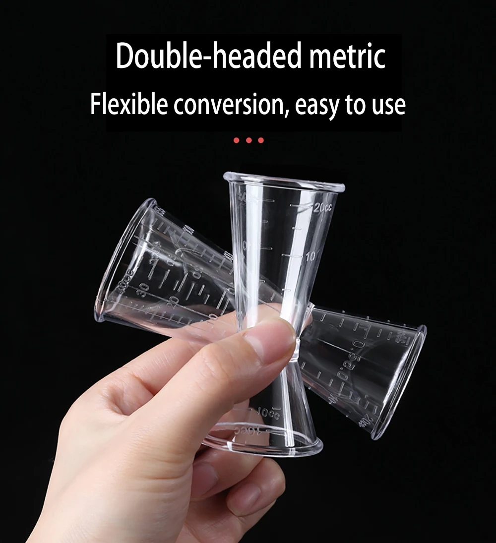 

10/20ml or 20/40ml Kitchen Bar Tool Scale Cup Beverage Alcohol Measuring Cup Kitchen Gadget Cocktail Shaker Measuring Cup