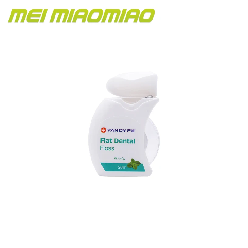 Lanpai зубная нить со вкусом перечной мяты для гигиены полости рта катушка