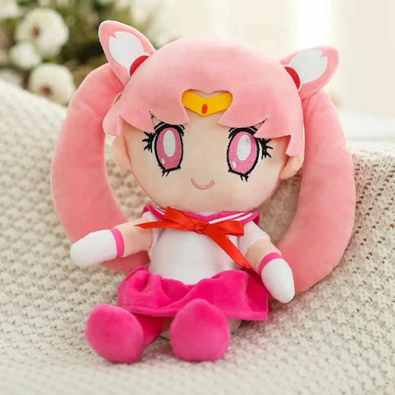 

40CM Anime Figure Sailor Moon Plush Doll PP Cotton Stuffed Animals Kids Toys