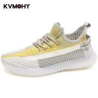 casual shoes men sneakers fashion comfort outdoor new coconut shoes mens breathable mesh fly woven running sneakers