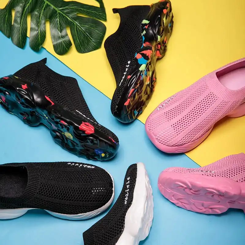 

Кроссовки MWY детские без шнуровки, Повседневная летняя дышащая Спортивная обувь для мальчиков и девочек, легкие, размер 25-35