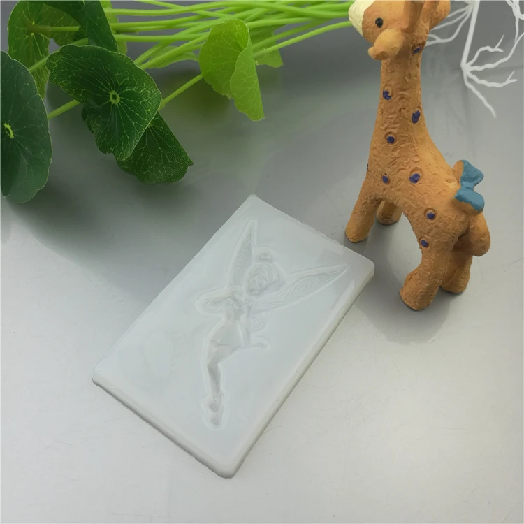 1 шт. силиконовая форма для украшения тортов с 3d-изображением ангела танцующей