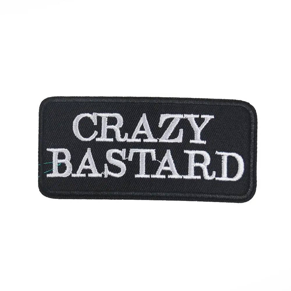 2/5 шт. буквы лозунг аппликация из лоскутного топа с вышивкой Crazy полуторный слова