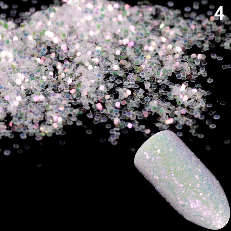 6 коробок/комплект блестящая Русалка Аврора единорог блестки 3D дизайн ногтей