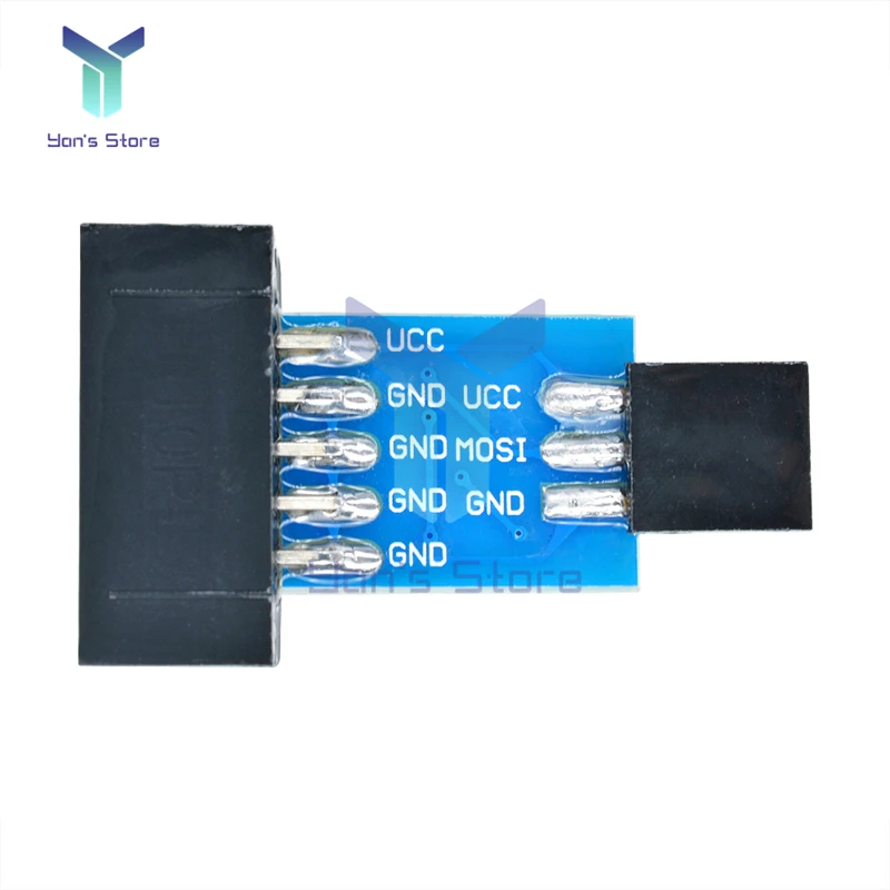 10-контактный Стандартный 6-контактный конвертер diymore для Arduino ATMEL STK500 AVRISP USBASP |