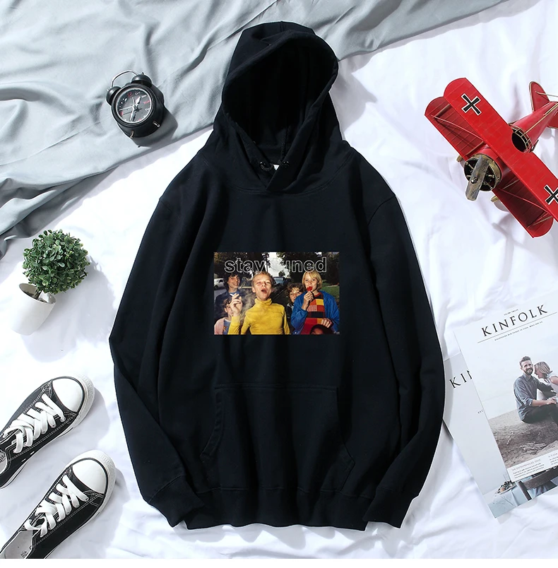 Men's Sweatshirt Child Smoking Photo Funny Printed Fun Hoodies men and women Unisex Hoodie Harajuku Streetwear Casual Male Coats