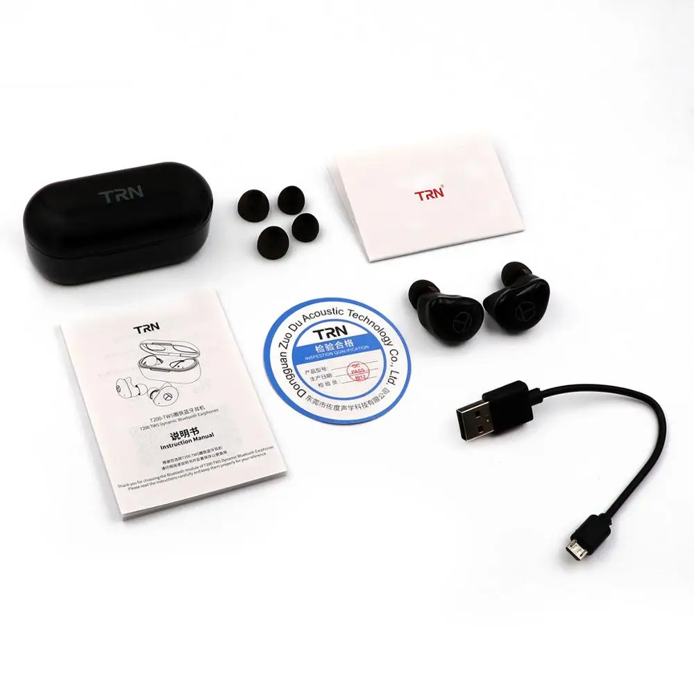 Лампа указателя T200 наушники вкладыши TWS с двойной Hi Fi Гибридный драйверы Bluetooth 5 0