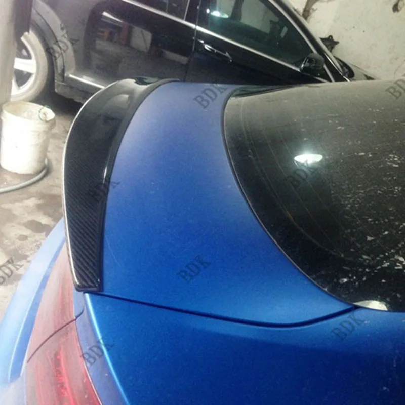 Модифицированный S образный спойлер для заднего багажника из углеродного