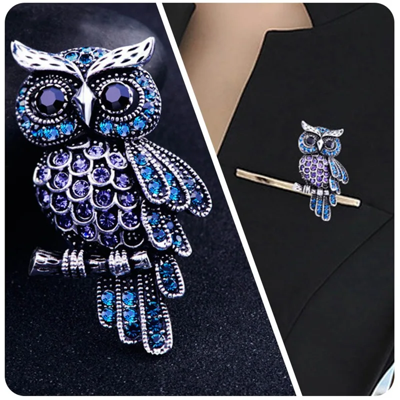 Древние женские мужские сова корейский цинковый сплав Модный Искусственный