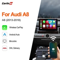 carlinkit 2 0 wireless auto smart box for audi a8 s8 r8 q8 a8l 2010 2019 support carplay android auto connect mirrorlink ios 14