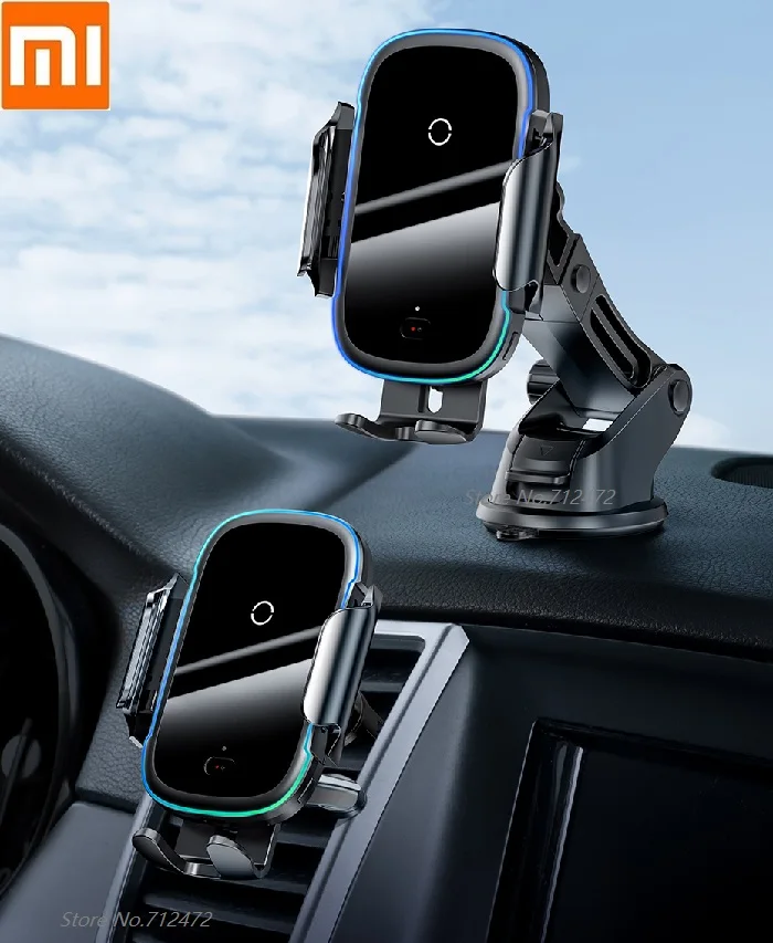 

15W Wireless Charger Car Holder Bracket Intelligent Infrared Fast Charging for iPhone 11 8 XS max X XR for Samsung S9 S8