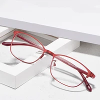 women business alloy glasses frame full rim myopia spectacle frames flexible tr temples hyperopia optical eyewear 3569