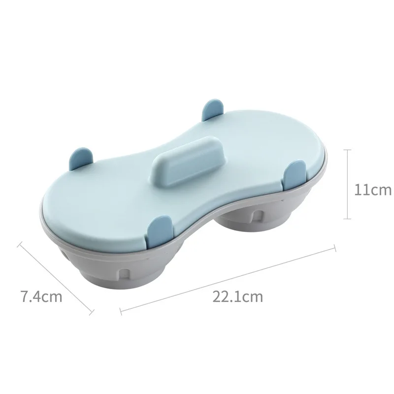 

Microwave Egg Poacher Cookware Double Cup Dual Cave High Capacity Design Egg Cooker Ultimate Collection Egg