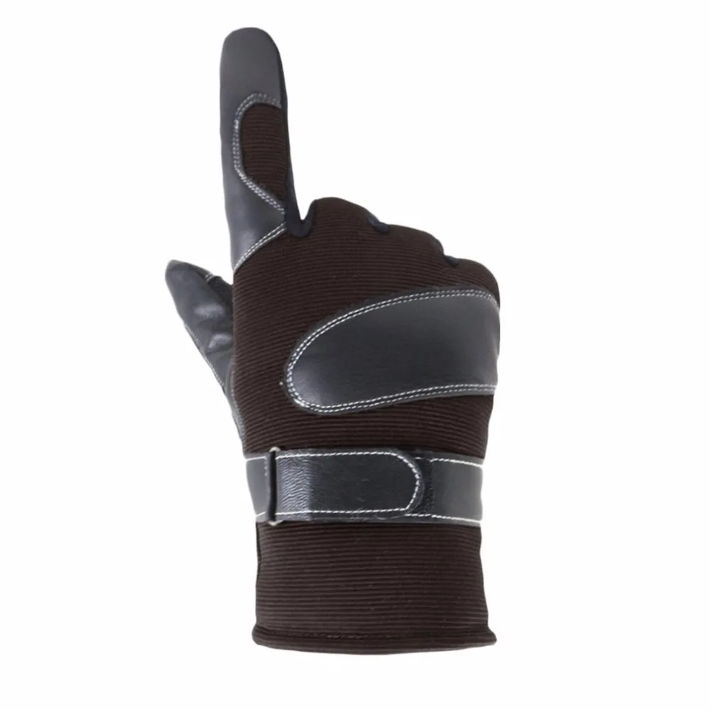 Мужские лыжные перчатки зимние дышащие плюс бархатные теплые для спорта на