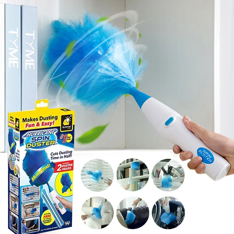 

Spin Duster Motorized Powder Battery Wand Pens Operated Duster