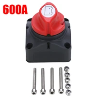 1pc durable 600a car battery isolator main switch emergency stop pole separator switch for rv boat winch power cables 686874mm