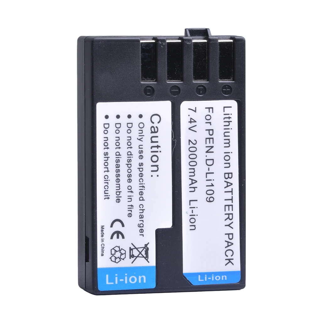 4 шт. аккумуляторная батарея для фотоаппарата 2000 мАч | Электроника