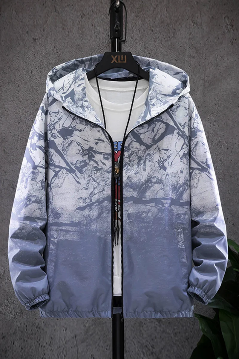 

Spring And Autumn Coat Men's Korean Version Trend Student Loose Handsome Coat Hooded Versatile Casual Youth Jacket Trend