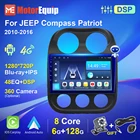 Авторадио для JEEP Compass Patriot 2010-2016 Android автомобильное радио стерео 2din плеер Антенна GPS навигация Carplay DSP DVD плеер