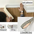 Декоративные линии, настенная фотобумага, съемная самоклеящаяся полоса, настенное украшение, пенопластовая рамка, полоса с клейкой настенной наклейкой