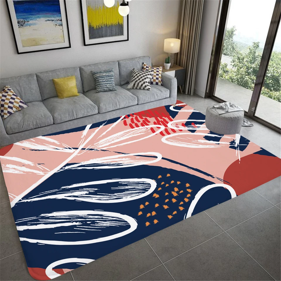 

Plant Flower Art Carpet Home Decor Bedroom Kitchen Mat Rug Floor Mat Bath Mats Artistic Hand-painted Doormat Bathroom Mat Carpet