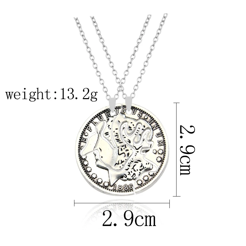 Парные ювелирные изделия Модные Винтажные Длинные ожерелья и подвески в