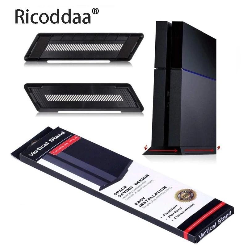 Вертикальная подставка для PS4 со встроенными вентиляционными отверстиями и